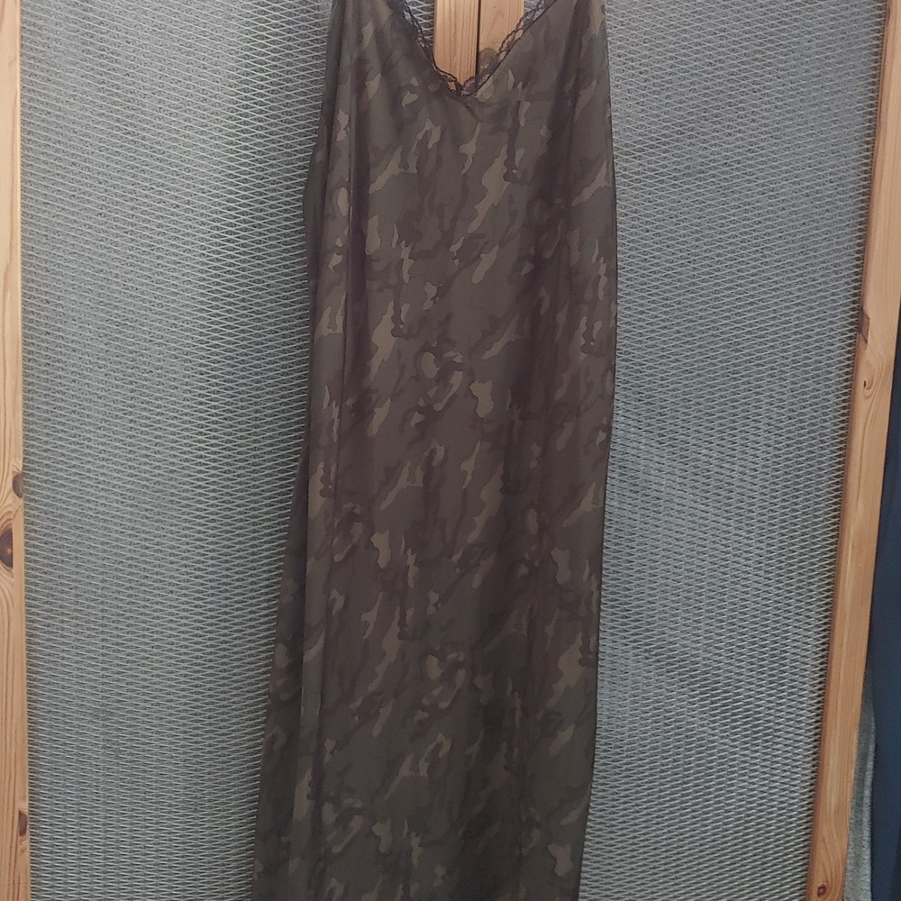 Camouflage Slip Dress